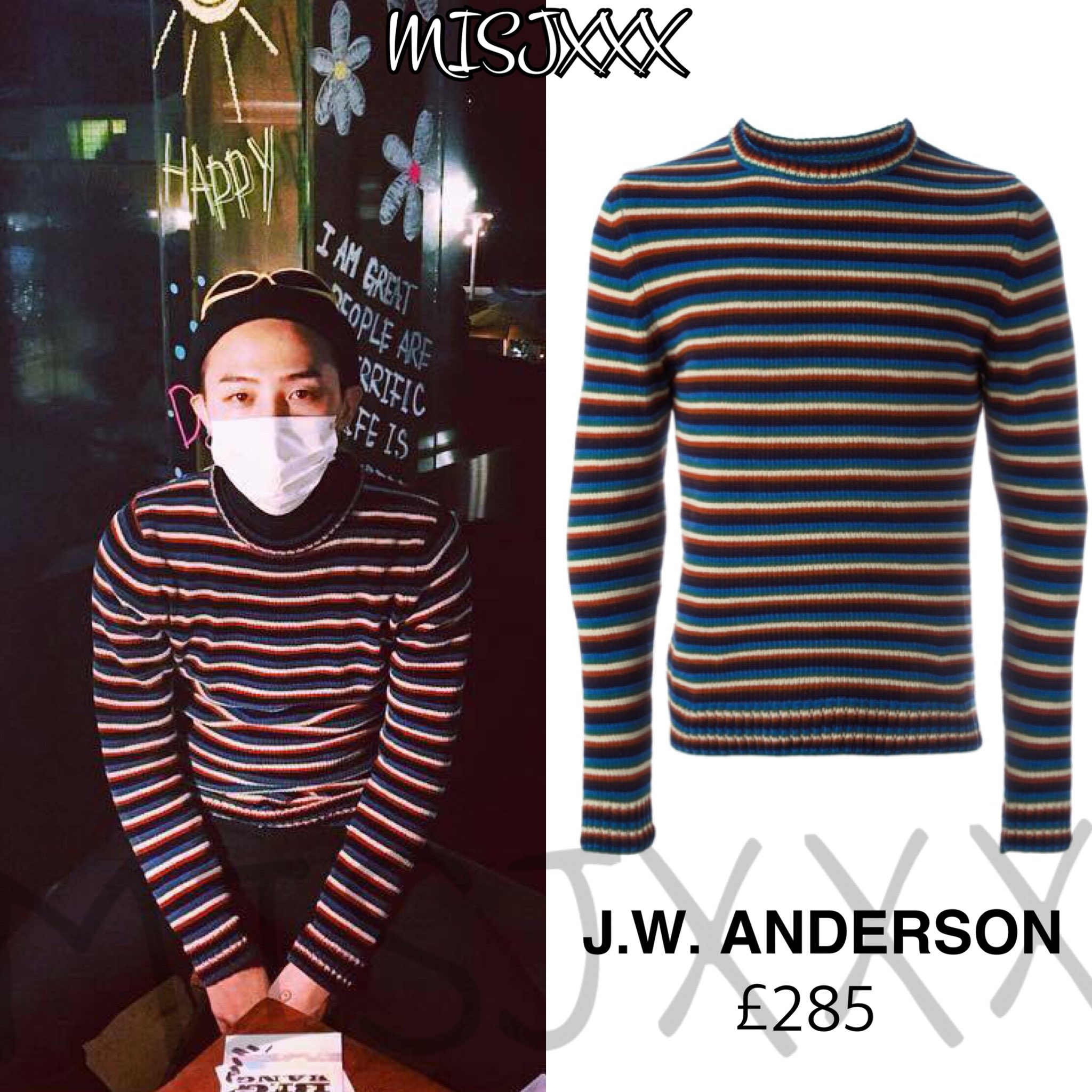 JW ANDERSON ネックウォーマー　ジヨン　G-DRAGON JW ANDERSON ネックウォーマー ジヨン G-DRAGON