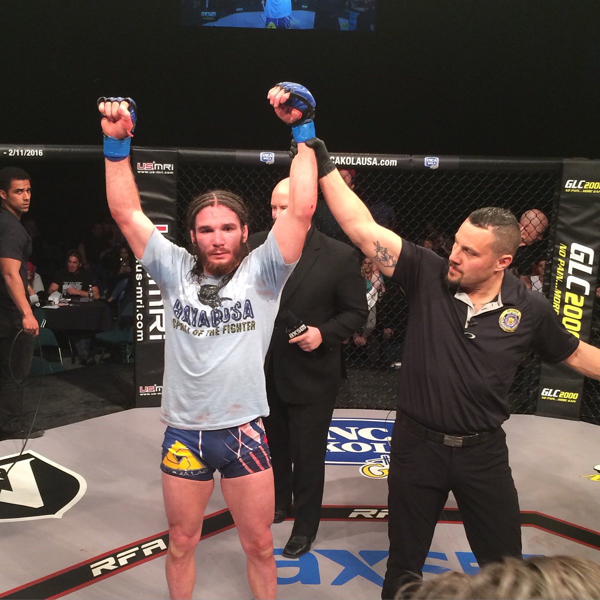 TheMMALAB's tweet photo. James Nakashima goes to 5-0 with a dominant win at #RFA35 https://t.co/Bs5da6WztV