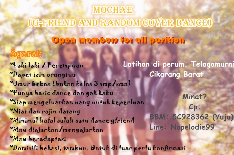 [HELP RT] 😊😊 Minat join? Bisa hubungin cp 😊😊 <a href="/OhMyGlow_DC/">😝James😜</a> <a href="/DC_Vproject/">Vixx Cover</a> <a href="/CupidGlow_DC/">카라 DC</a> <a href="/XCrimes_DC/">X-Crimes</a> <a href="/DC_SHAWOLES/">إحنا الطلبة</a>