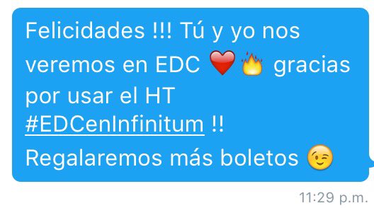 serch_pr's tweet photo. Felicidades !!! Si este tweet llega a 100 RT ! Regalamos más boletos para #EDCenInfinitum 🙏🏼 https://t.co/GREk8VdmiO