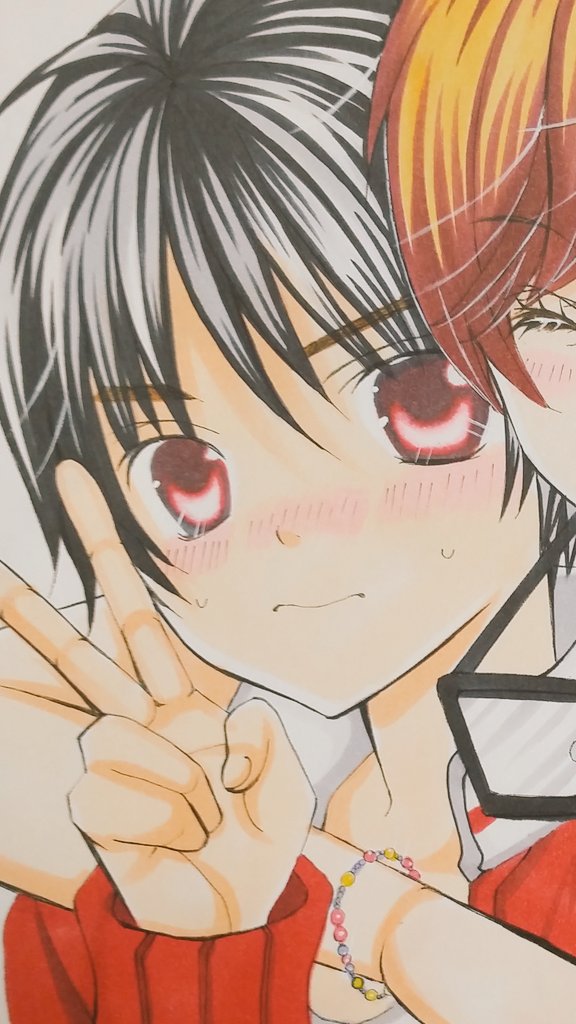 池山田剛 公式 発信専用 これまで茶髪のヒーローが多かったので蝶葉 あげは の髪を黒コピックで塗るのは新鮮でとても楽しかったです 第３話は蝶葉が頑張るお話で色んな恋心が交錯しますのでどうか応援よろしくお願いします T Co Oyjnai5bpb