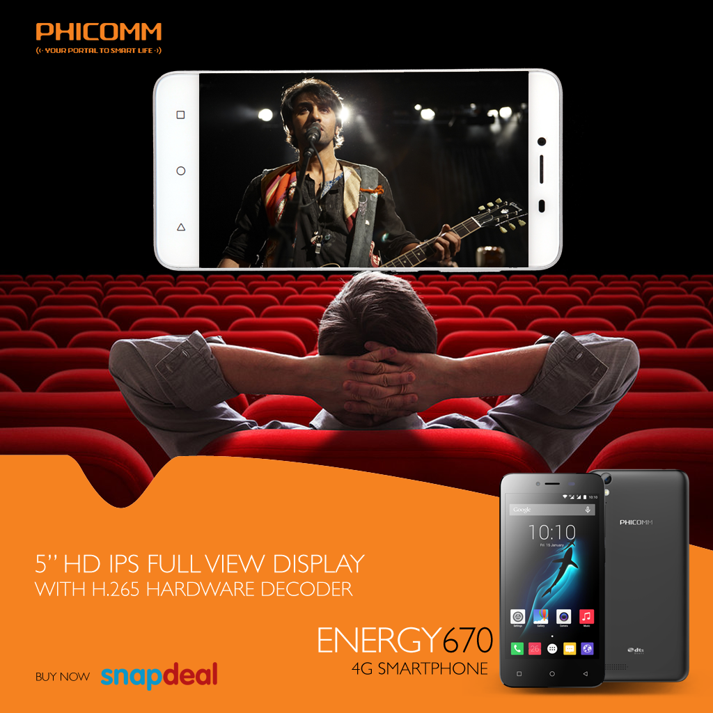 PHICOMMIndia's tweet photo. Cinema Level Graphic with H.265 Hardware Decoder. Enjoy movies like you are in theater. 
Available on #snapdeal only https://t.co/LqHOhz2brO