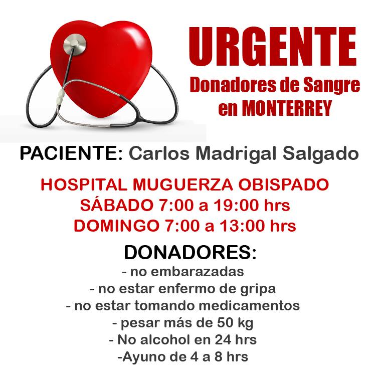 se ocupan 10 unidades <a href="/donasangremty/">Donadores Monterrey</a> <a href="/DonadoresSangre/">ADAS</a> <a href="/donaenvida/">Únete Dona en Vida</a> RT pls