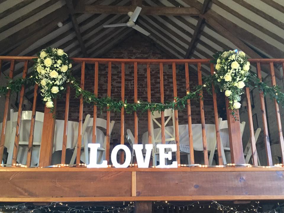 A picture from our first wedding of the year! #romance