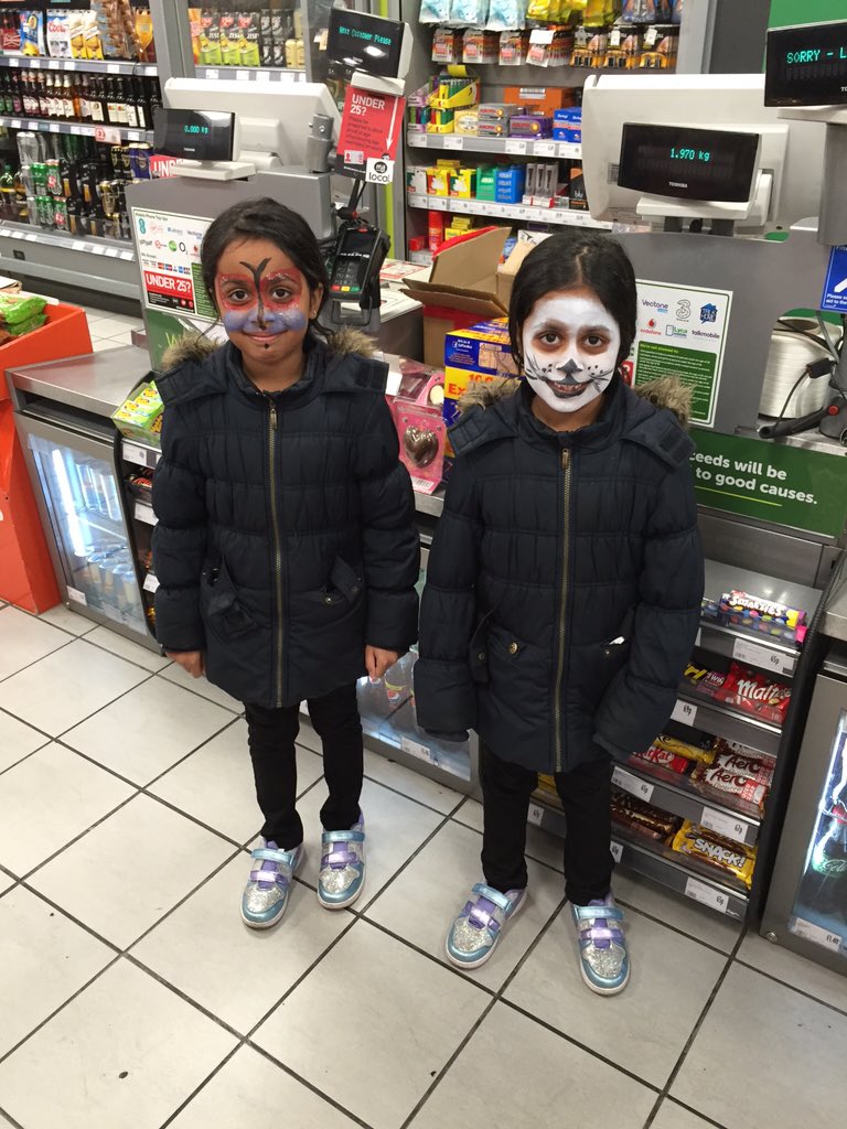 Ilford fun day face painting proving very popular!