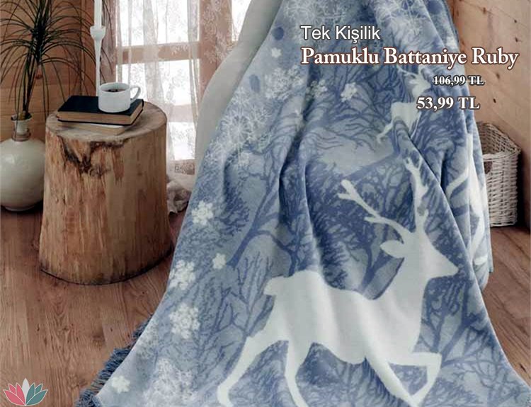 Tek Kişilik Pamuklu Battaniye Ruby %50 İndirimle 53,99 TL!
Sipariş vermek için tıklayınız goo.gl/crWYtn