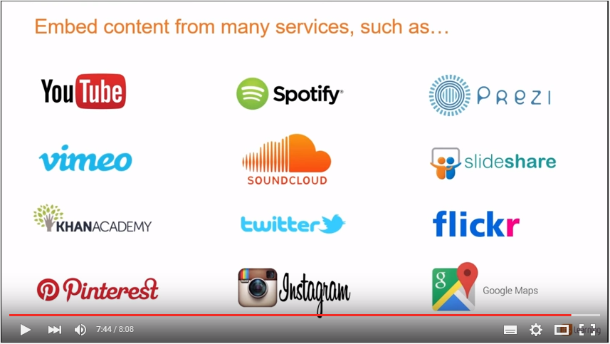 The latest #itslearning update makes it easier to #embed content, such as YouTube videos! ow.ly/YvEFH