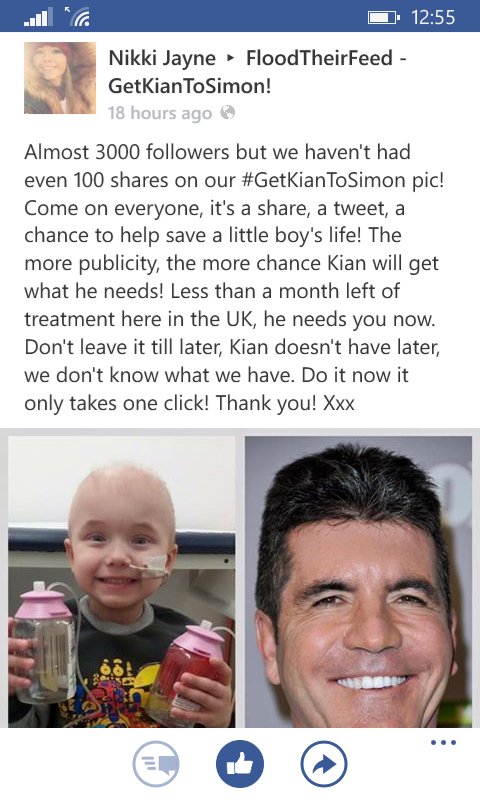 CloTreasure's tweet photo. @SimonCowell #GetKianToSimon Pic! https://t.co/obpX3WJeT1