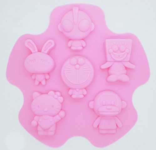 Silicone Mould 6 hole Doraemon Pink
Tahan bakar, food grade.
Untuk cetakan cake/pudding.

titanbaking.com/product.php?a=…