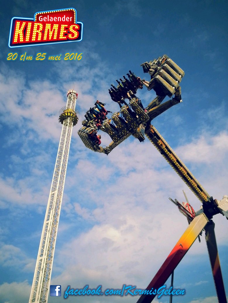 Nog 3 maandjes... Gelaender Kirmes 2016, van 20 t/m 25 mei! Like ons op facebook om niets te missen!!!