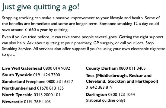 feenjo's tweet photo. @DDESCCG @sidhuGP 40% of people advised to quit by their Dr will try to quit. Refer to local Stop Smoking Service https://t.co/qchsKdouAV