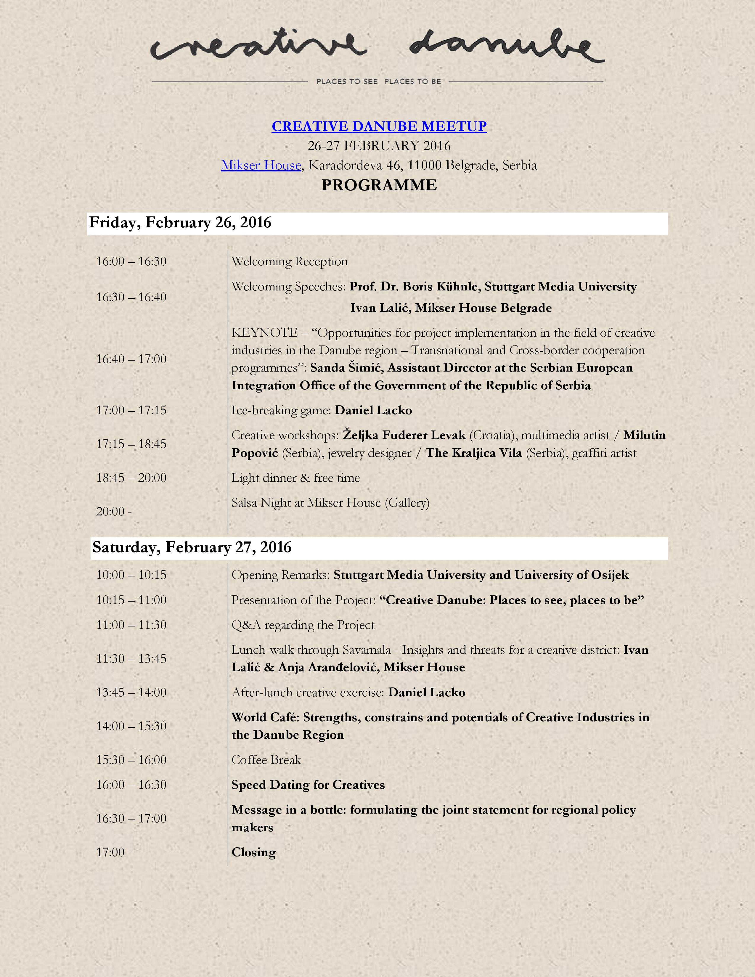 Creative Danube (CreativeDanube) / Twitter