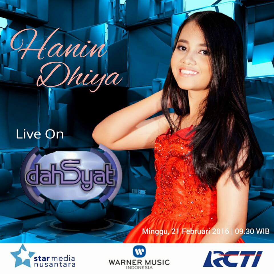 TOMORROW! DON'T MISS IT!!
#15thAnniversaryHaninDhiya #AnnivHaninOnDahsyat || <a href="/dahSyatMusik/">dahSyat</a> <a href="/WarnerMusicID/">WarnerMusicID</a> <a href="/yusantya/">Yusanthia nugraha</a>