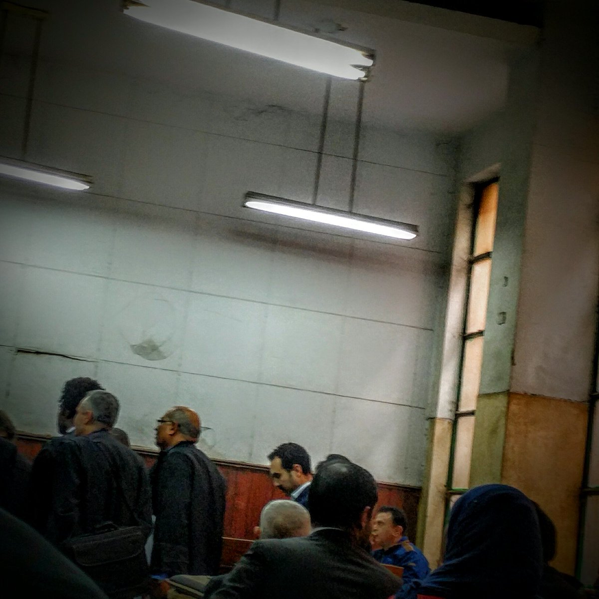 الصديق العزيز، الروائي و الصحفي أحمد ناجي (<a href="/anaje/">Ahmad  Ameer Al Naje</a>) يستمع لمرافعات النيابة و الدفاع أثناء الجلسة #ضد_محاكمة_الخيال