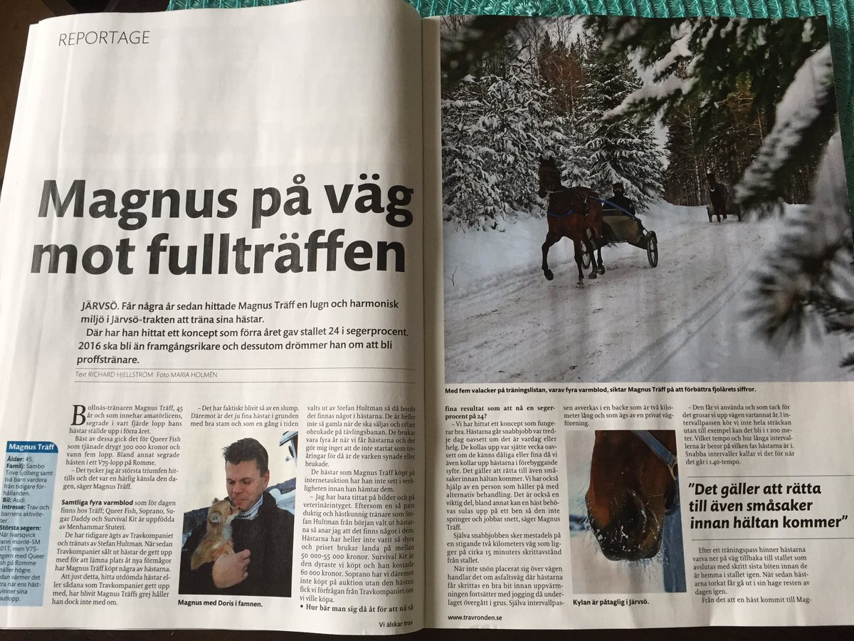 AsaMardskog's tweet photo. Alltså, såna här fina reportage är jag svag för. Bra jobbat @RichardTravrh! https://t.co/an0bxYx2mO
