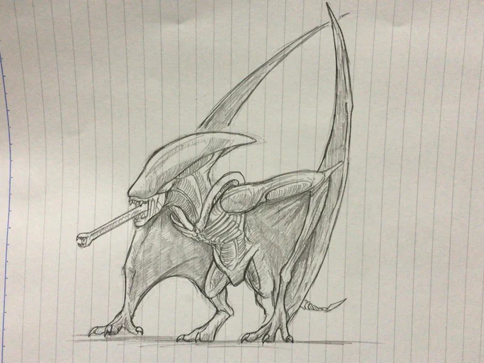 翼竜が寄生主のゼノモーフ
プテロエイリアン 