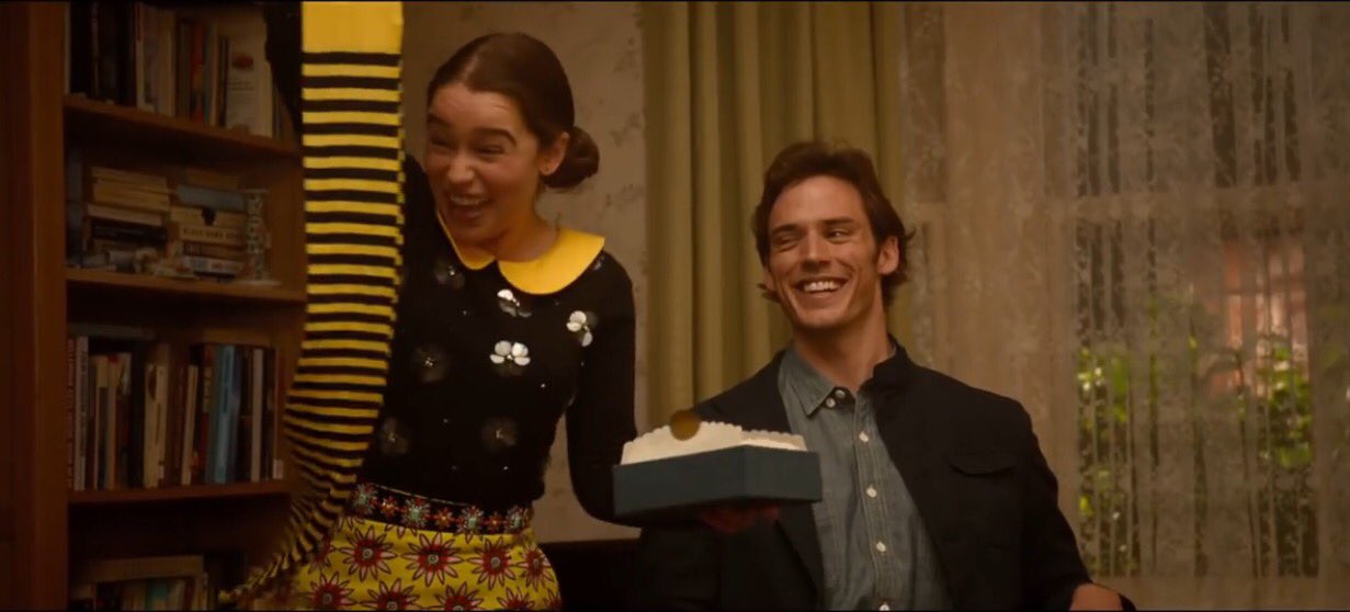 Me Before You on X: “My favourite outfit was those glitter boots and my bumblebee  tights' 'Bumblebee tights?' 'Black and yellow stripes'   / X