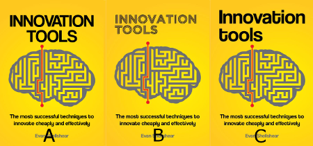eshellshear's tweet photo. Which cover is better for my new book? A, B or C? Looking forward to the answers! #innovation #technews #IXchat https://t.co/veXPh0l9Od