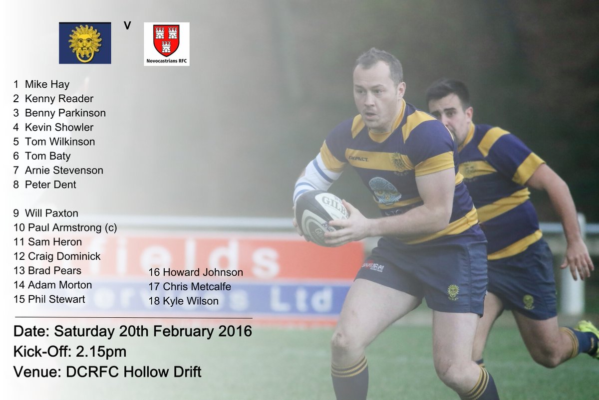 DurhamCityRFC's tweet photo. #GameDay ! Only 4 hours to KO: finish the chores, wrap up warm and head down to support our boys. Come on City ! https://t.co/3nbSn4EYAI