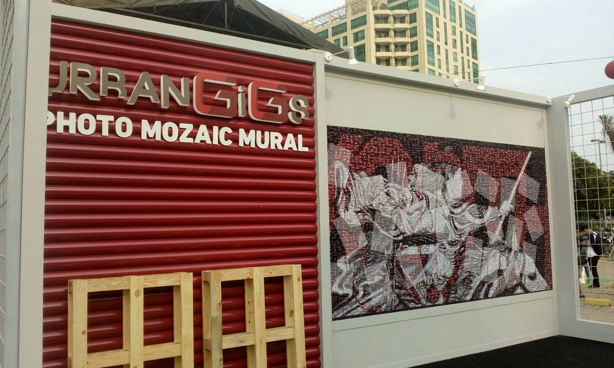 _Generation_G's tweet photo. Mural yang artsy dan workshopnya di #UrbanGiGs https://t.co/Of3sJBbdY0