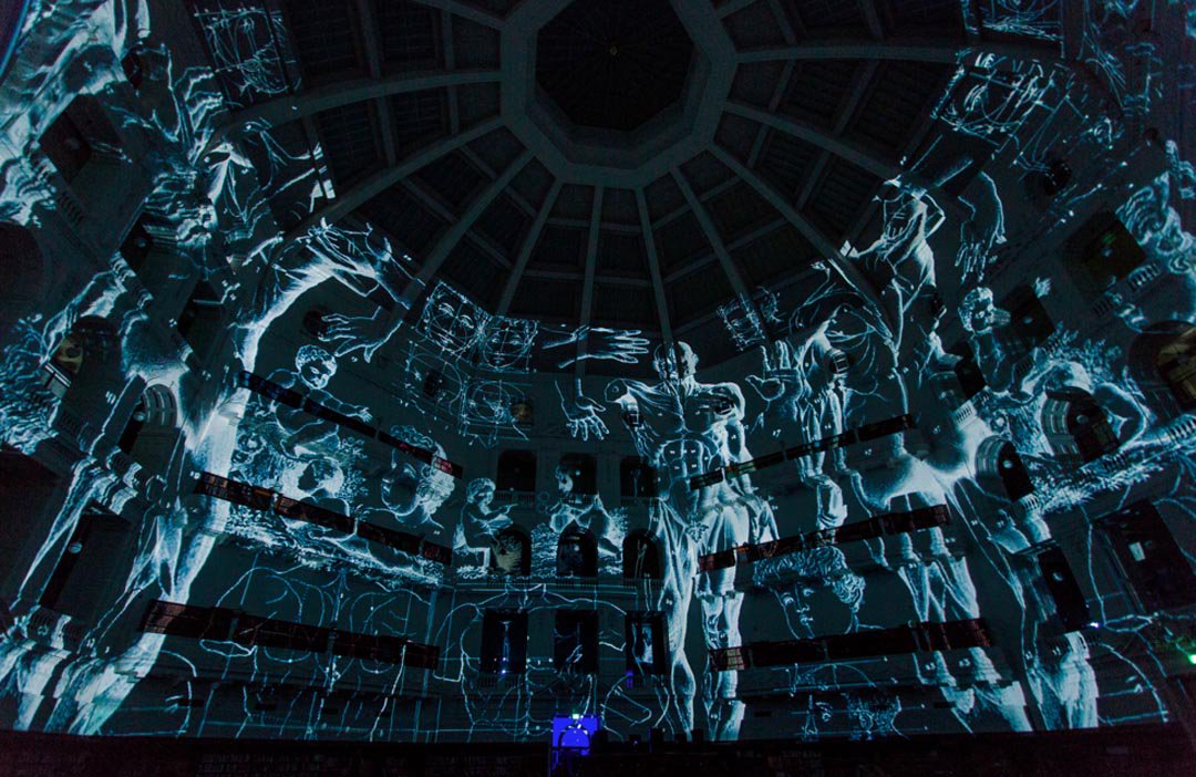 Sit back and relax <a href="/Library_Vic/">State Library Vic</a> Reading Room -  AMAZING!!! #whitenightmelb Photo: @Paul_Jeffers