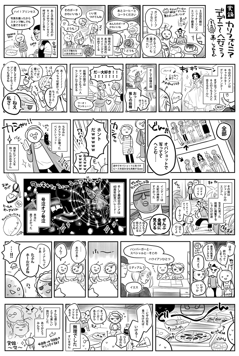 【実録】カリフォルニアデデニ〜旅行記!!3枚まとめた〜!
身内ネタですがお許しください 