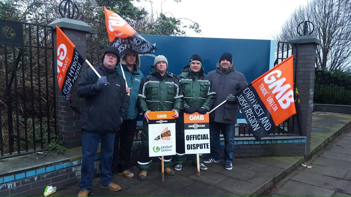 UUGMB's tweet photo. Great turnout yesterday, well done all &amp; a special mention to the guys at Shell Green who stuck out the full strike! https://t.co/xKUg11VTkp