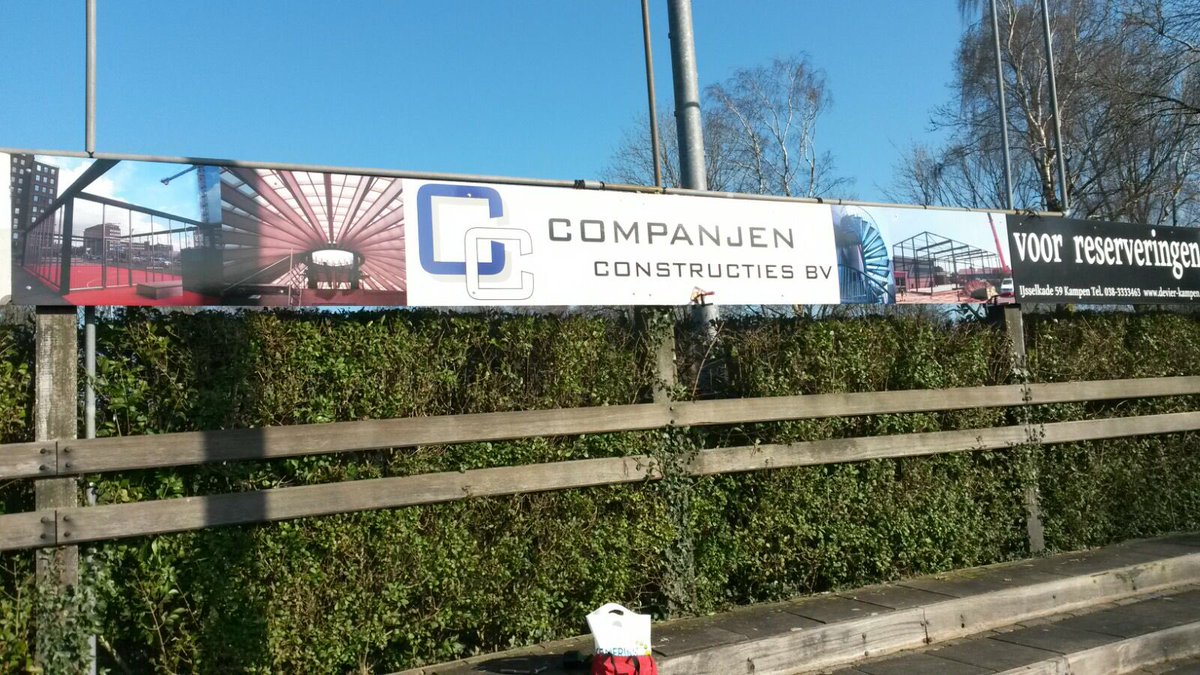 We verwelkomen <a href="/Companjen_Wezep/">Companjen Constr.</a> als nieuwe sponsor van <a href="/VVDOSK/">DOS Kampen</a> #samenbeter #samenbouwen