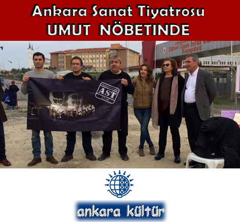 ankarakulturel's tweet photo. Ankara Sanat Tiyatrosu 16 Şubat'ta Can Dündar ve Erdem Gül için Umut Nöbetindeydi. #Ankara #CanDündar #ErdemGül #AST https://t.co/SN7hdj13PM