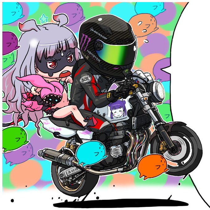 平沢よう氏によるデフォルメバイクイラストまとめ Togetter