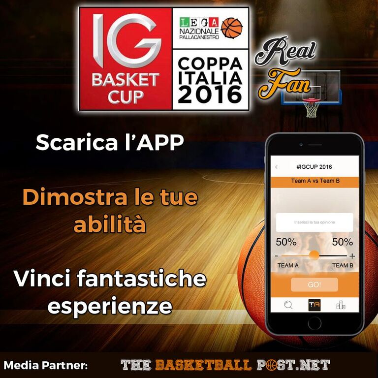 TrackAbile's tweet photo. Mancano 13 giorni alla @IGItalia #BasketCup, siete pronti a scendere in campo con il game #RealFanLNP? #RNBRimini https://t.co/Zdv1kP2DBn