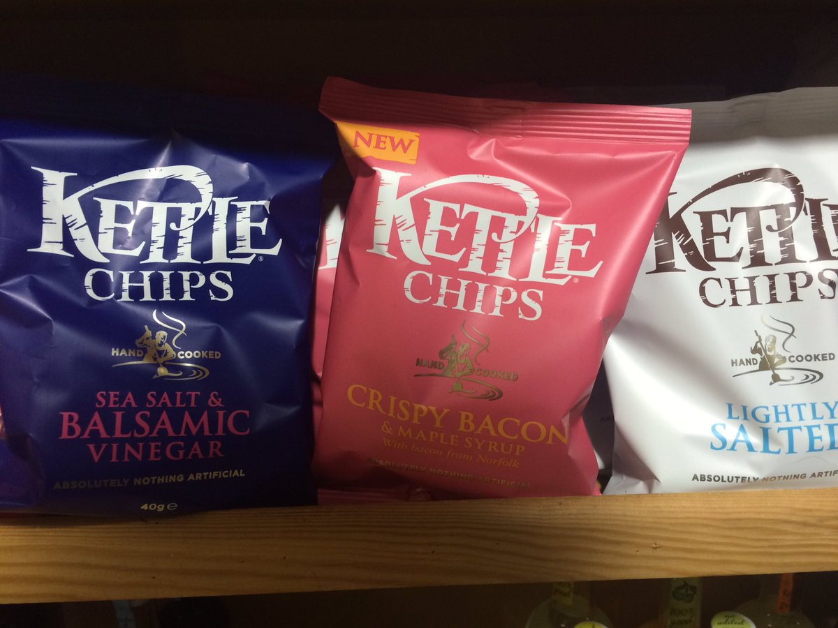 Selling a range of <a href="/kettlebrand/">Kettle Brand Chips</a>