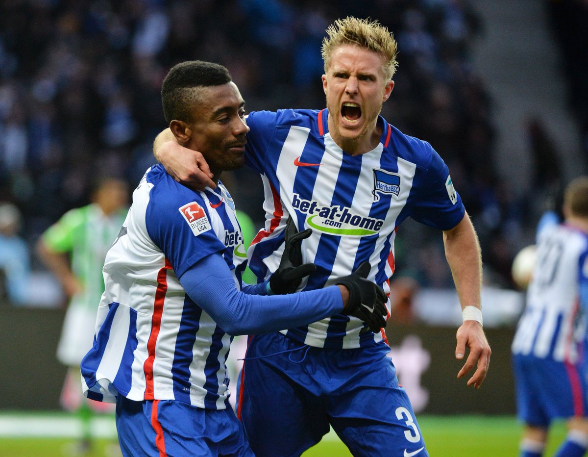 Hertha conseguiu seu gol com Kalou no rebote