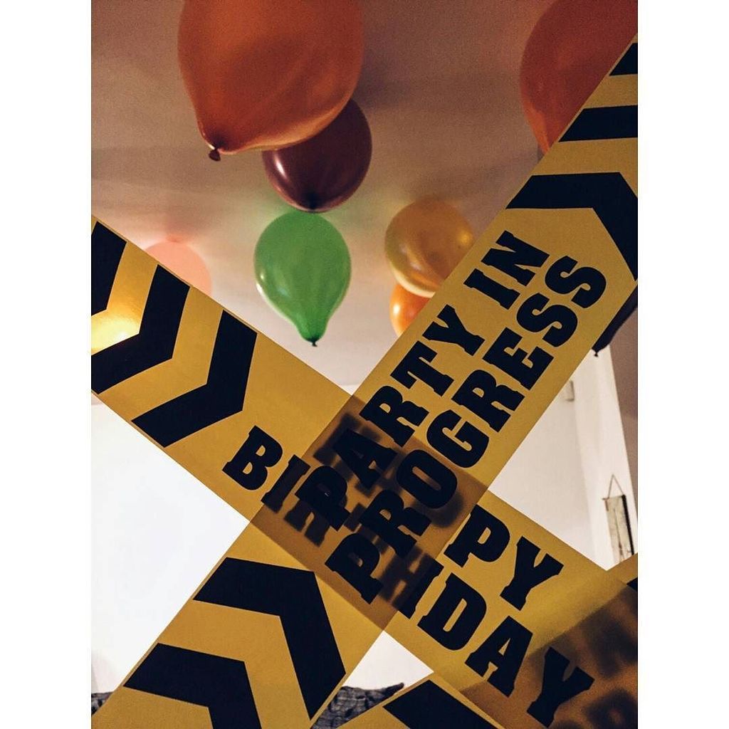 mademoisellie_'s tweet photo. Party in progress. ❌⚠ #partyinprogress #party #surprise #sign #birthday #birthdaygirl #hap… https://t.co/Pw286imvB5 https://t.co/mCuG7a2z5z