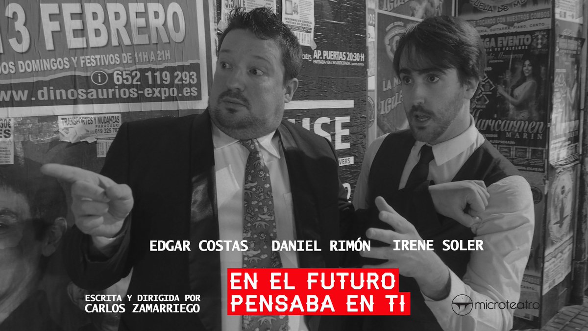 carloszama's tweet photo. Esta es la cara que se te queda cuando ves a alguien... del futuro! Descúbrelo hoy en @microteatro #MicroFuturo https://t.co/Hzom0viVtU