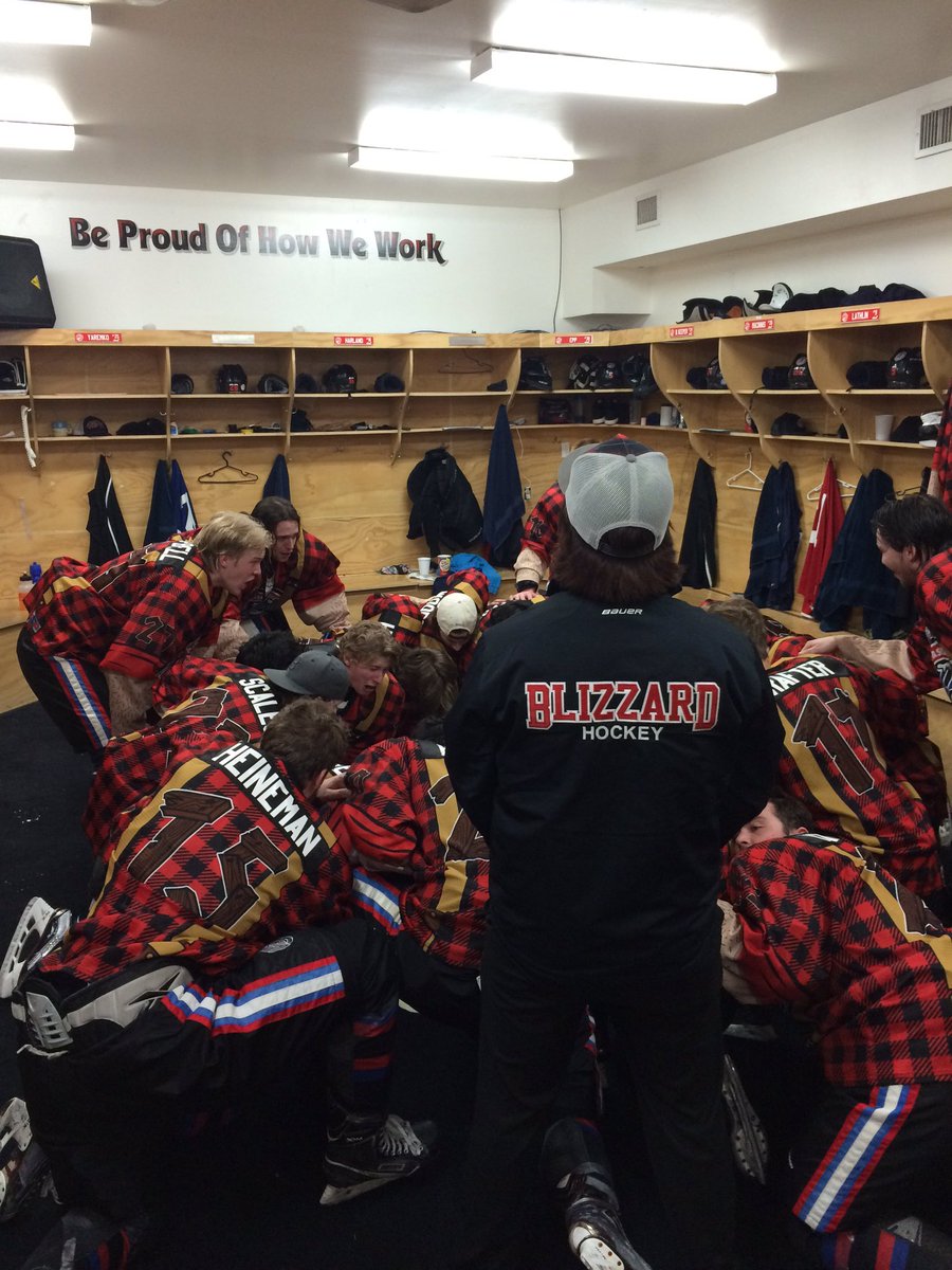 NorManBlizzJrA's tweet photo. A little song and dance.  Victory! #blizz20 #ocnblizzard #mjhl https://t.co/G4poXB3Tl3