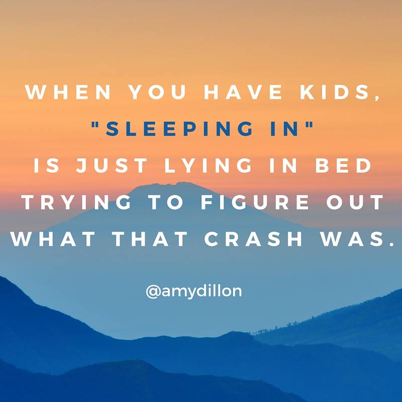 Enjoy "sleeping in" this weekend! (via <a href="/amydillon/">Amy Dillon</a>)