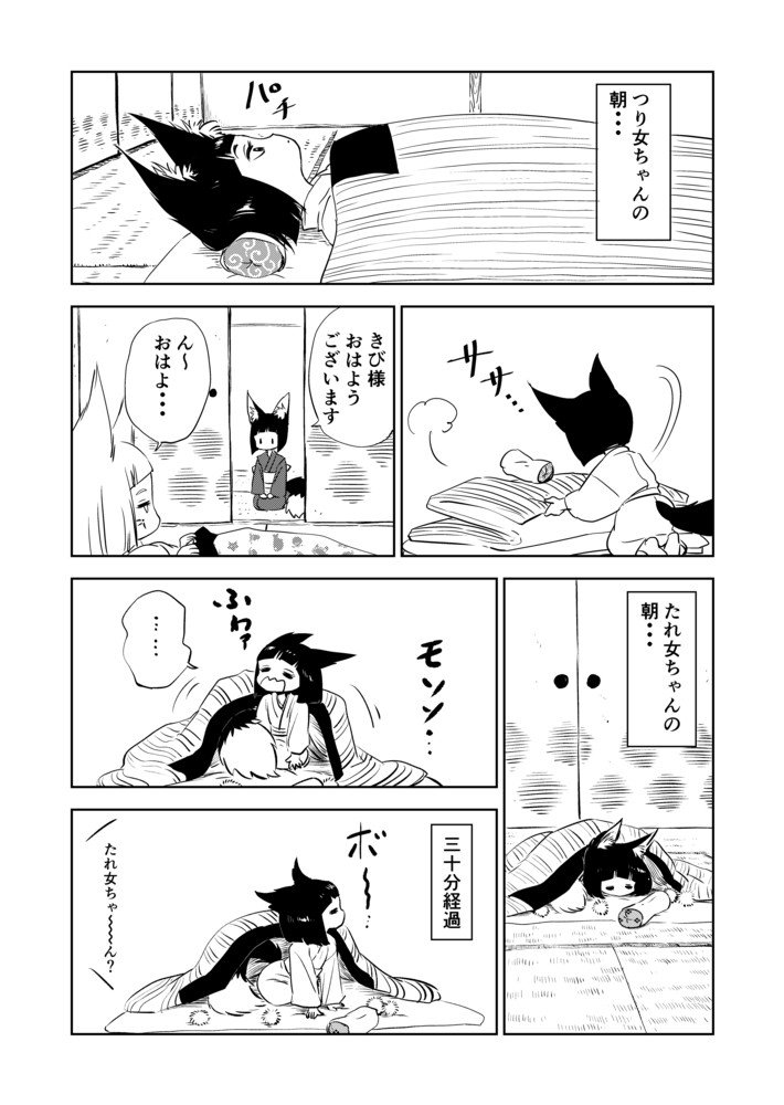寝起きの違い 