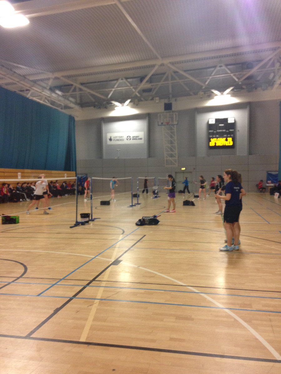 Good luck <a href="/ShefUniBadsoc/">Sheffield Uni BadSoc</a> too at #BUCSNationals #BlackandGold