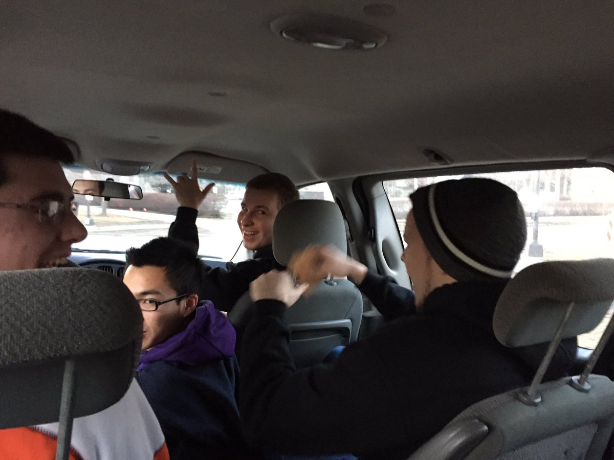 Brothers heading to <a href="/Habitat_org/">Habitat for Humanity</a> to do some build #varsityVan #habitatforhumaniry #BrothersHelpingnotbrothers