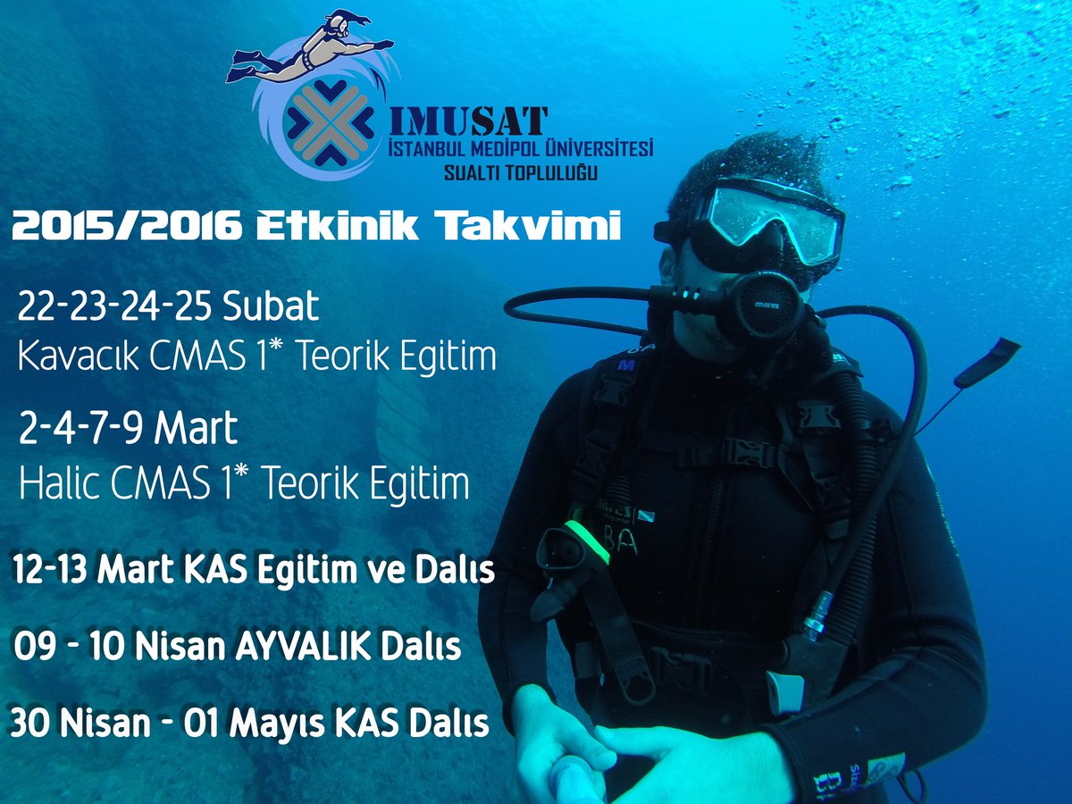 İMÜSAT (@medipolsualti) on Twitter photo 