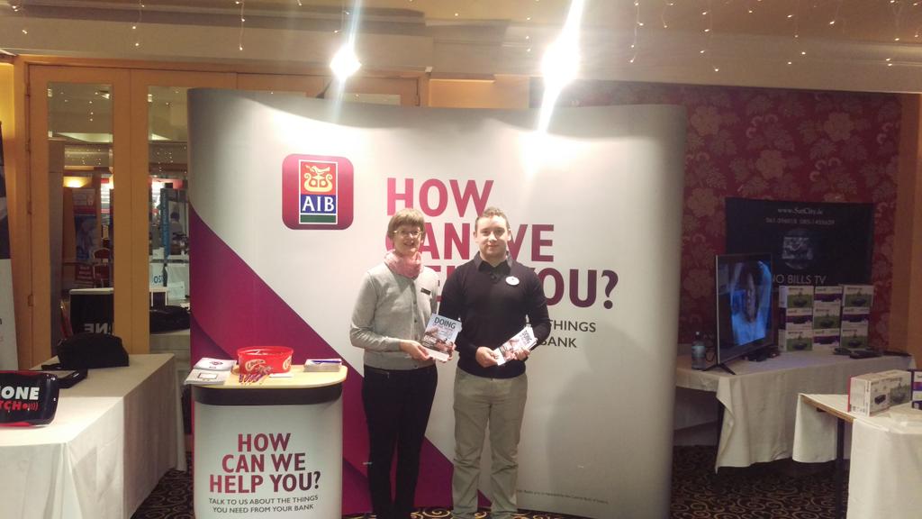 JohnSkerritt's tweet image. If ur at the energy saving&amp;amp;home improvement show in Limerick today call to Darragh&amp;amp;Marie at  AIB stand #backingdoing