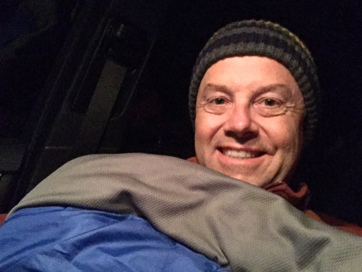 I slept in my car on the street: cold, cramped, and a little scary. Others don't get to choose. #LongestNightPeel