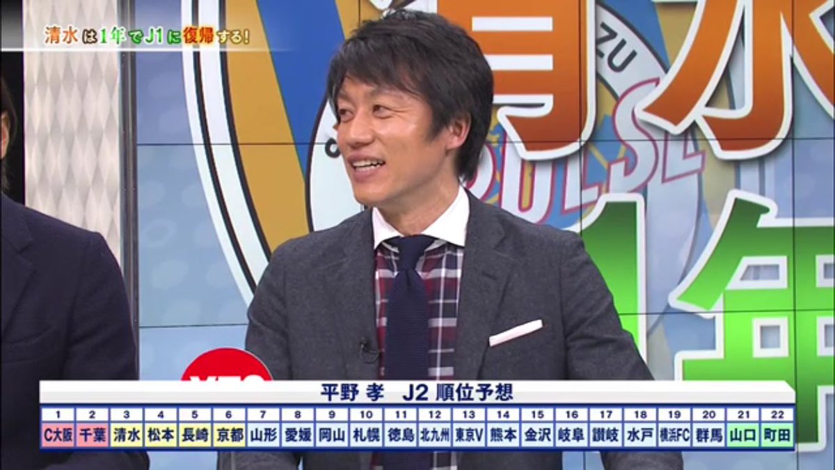 スカパー サッカー 順位予想 平野孝さんの16 J2の順位予想はこちらだじぇい 8 ノjリーグマッチデーハイライト 開幕直前spを放送中 T Co Cr5gbdmu4j スカパー Jリーグ開幕 T Co Kznv4uhojh