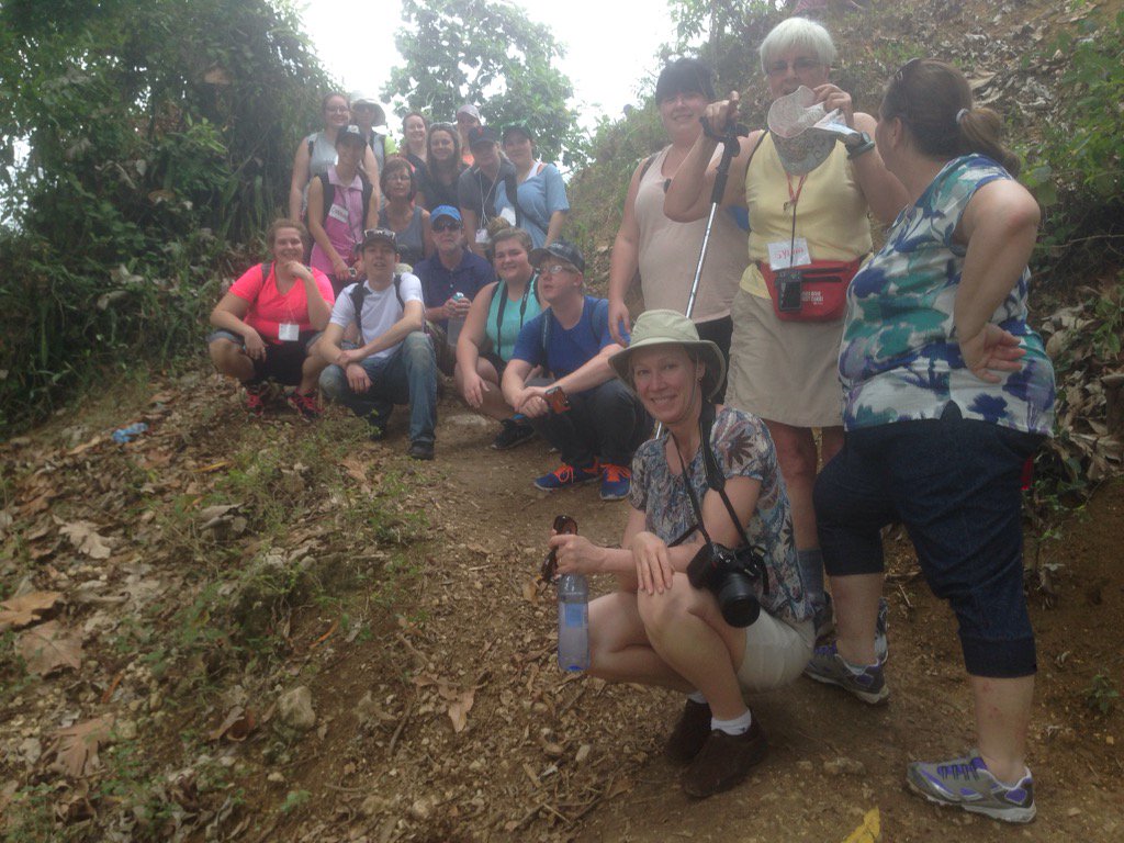 ruth17geurts's tweet photo. Lambton college students trekking the mountain to Gilbert in Haiti #lambtoncollege #rayjon #haiti https://t.co/nIAw0scKSQ