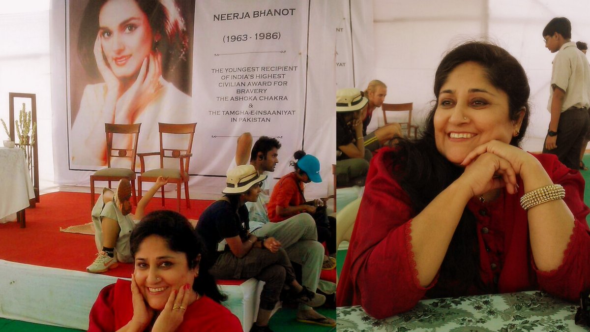 Madhuchitkash's tweet photo. Check out my look in Neerja #fearlessNeerja #brave Neerja Brilliantily n beautifully made movie,Congrats#Neerja team https://t.co/c0z4ab8o5U