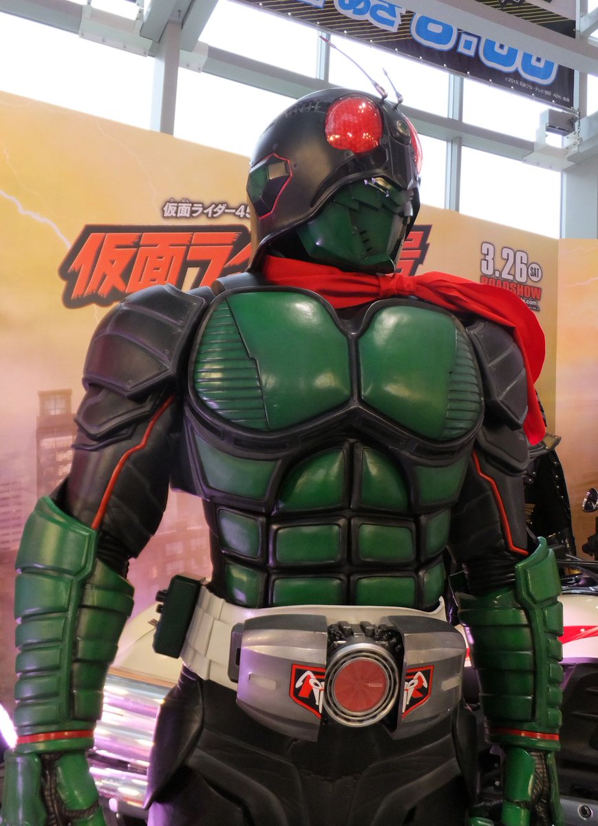 人気アニメ ヒーロー大集合 テレビ朝日キャラクターフェス16 仮面ライダー１号撮影用スーツほかまとめ Togetter