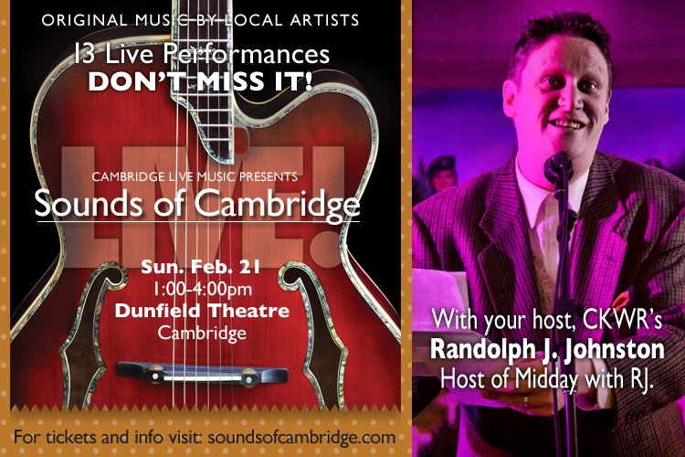 CbridgeMusic's tweet photo. #SoundsofCambridge LIVE! w/ host @MiddaywithRJ tmrw! Sound by @AngusAudio Adv tix still avbl https://t.co/9ptw2U6x4X https://t.co/mGAgkm67lN