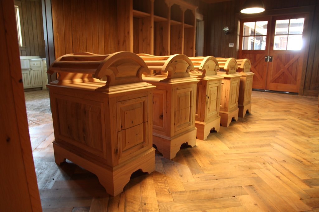 Custom built saddle stands by Hull Historical #equestrian #interiordesign hullhistorical.com