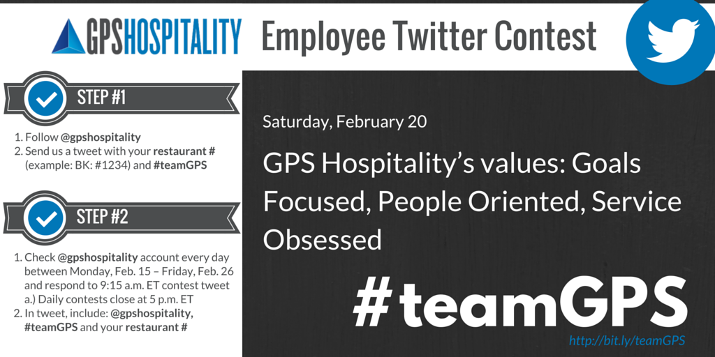 gpshospitality's tweet photo. We’re giving one @GPShospitality employee a $25 Amazon gift card today! RT for your chance to win! #teamGPS https://t.co/pgewPfTiQK
